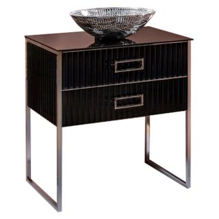 Тумба под раковину Armadi Art Monaco 80см чёрный/хром 867-080-BCR